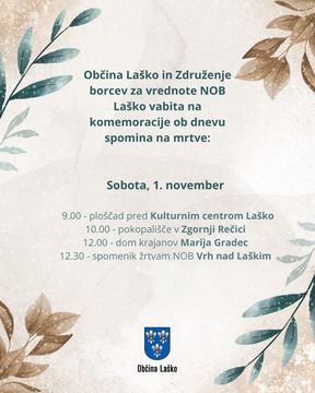 Komemoracije 1. november